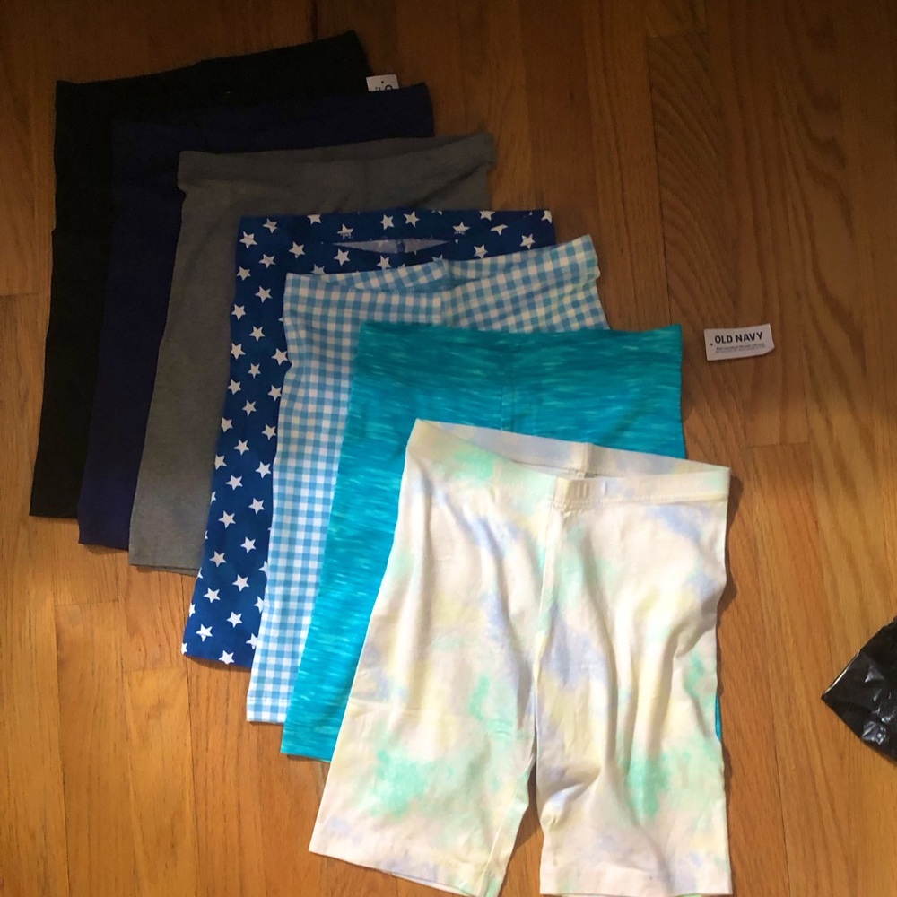 Biker shorts in all different colors. There not active wear biker shorts.